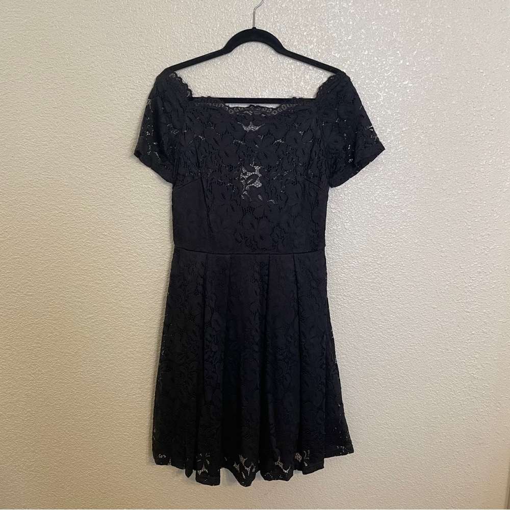 NWT: MissMay Black Lace Dress L